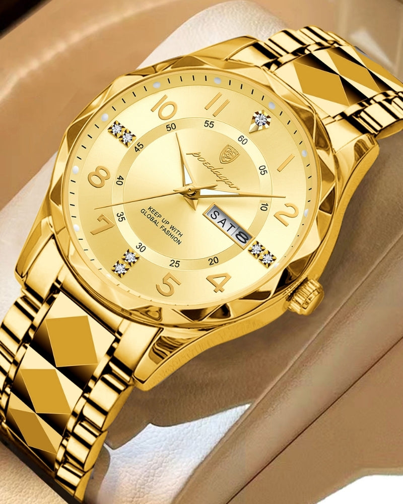 Klassisch Zwei-Ton Stahl Uhr - Veldorm