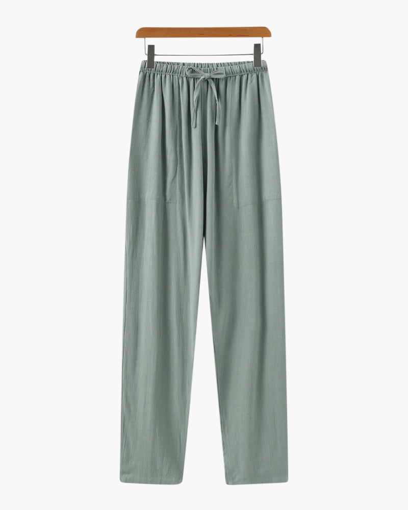 Marrakech - Leinen Pantalon (Schmal Passform) - Veldorm