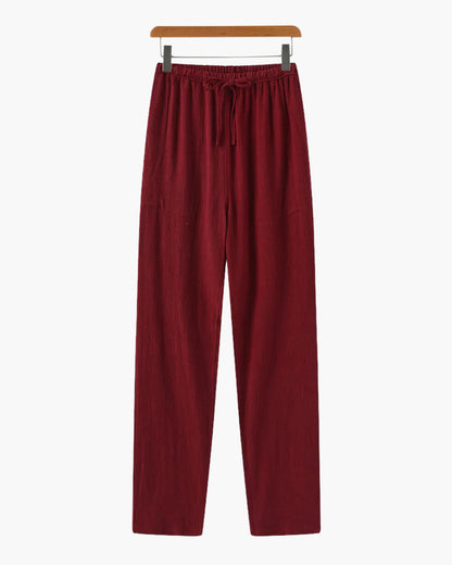 Marrakech - Leinen Pantalon (Schmal Passform) - Veldorm
