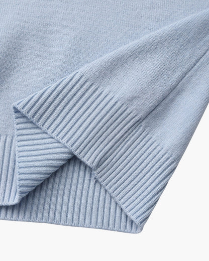 Essential Gerippt Mock Neck Pullover - Veldorm