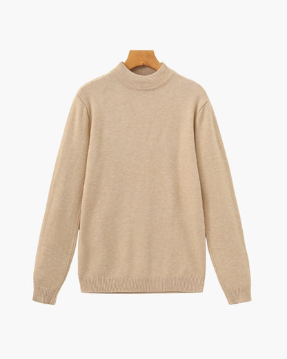 Essential Gerippt Mock Neck Pullover - Veldorm
