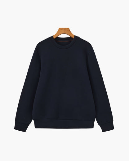 Klassisch Modal Blend Rundhals Sweatshirt - Veldorm