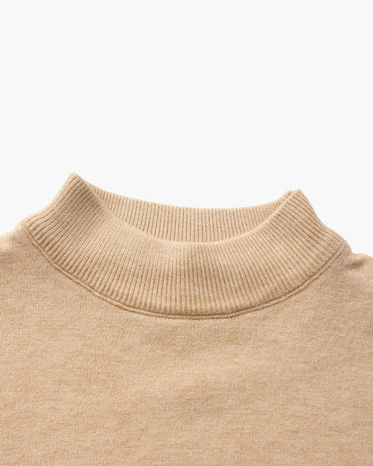 Essential Gerippt Mock Neck Pullover - Veldorm