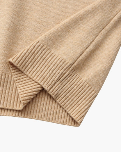 Essential Gerippt Mock Neck Pullover - Veldorm