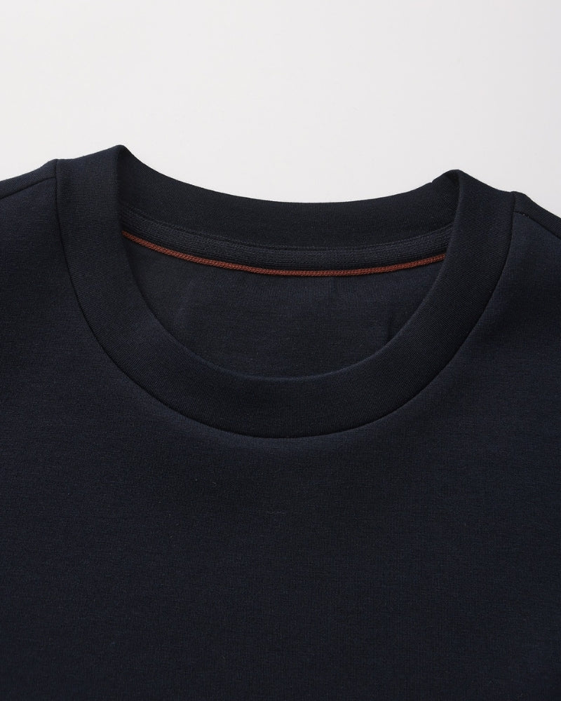 Klassisch Modal Blend Rundhals Sweatshirt - Veldorm