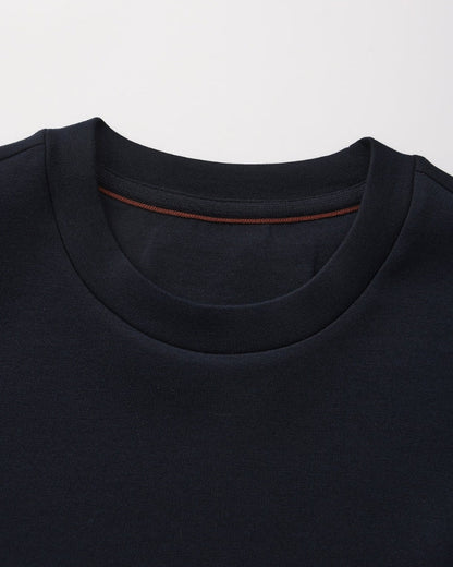 Klassisch Modal Blend Rundhals Sweatshirt - Veldorm