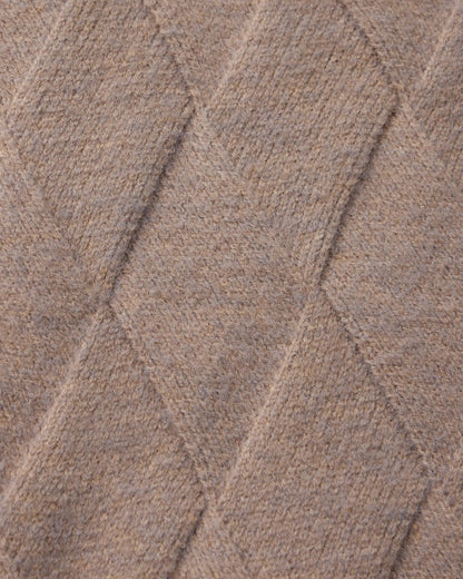 Heritage Diamond Strick Reissverschluss Cardigan - Veldorm
