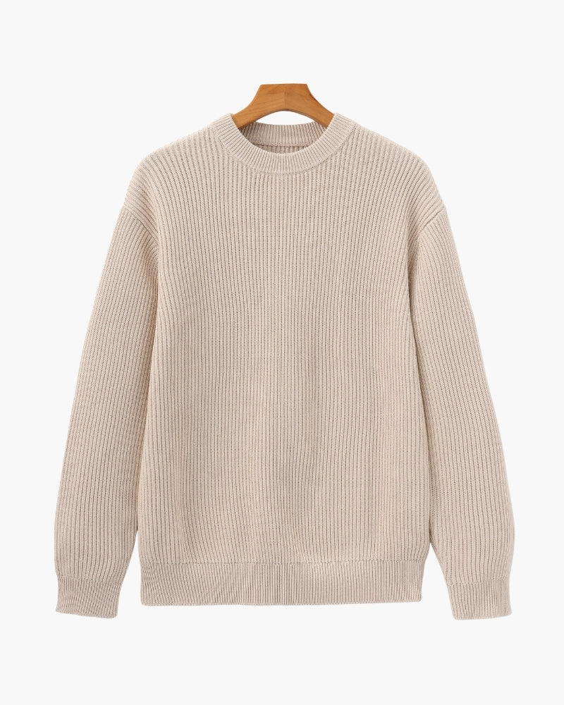 Rib Strick Rundhals - Veldorm