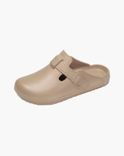 Klassisch Wasserdicht Schnallen Clogs - Veldorm