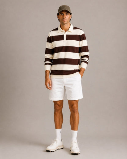 Vintage Streifen Rugby Polo - Veldorm
