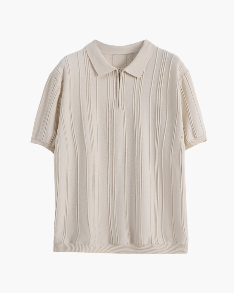 Signature Reissverschluss-Up Polo - Veldorm