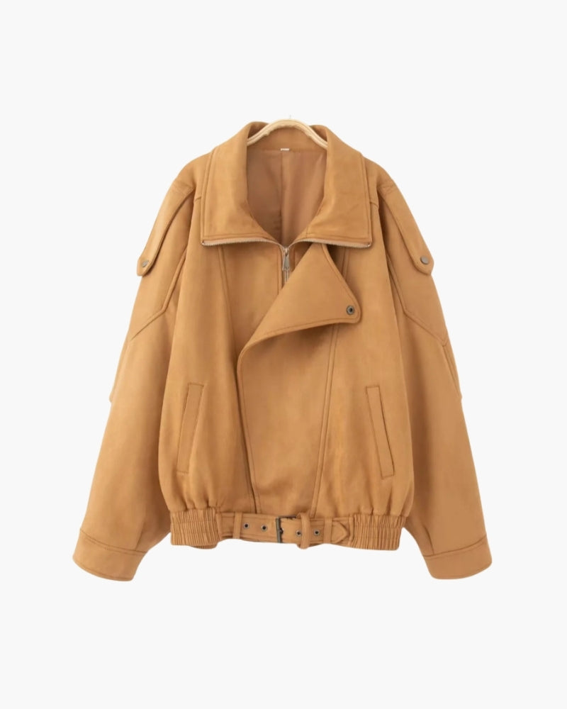 Vintage Wildleder Drape Jacke - Veldorm