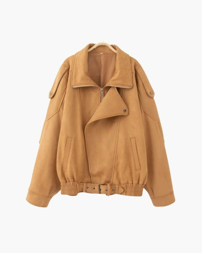 Vintage Wildleder Drape Jacke - Veldorm
