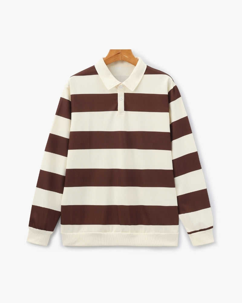 Vintage Streifen Rugby Polo - Veldorm