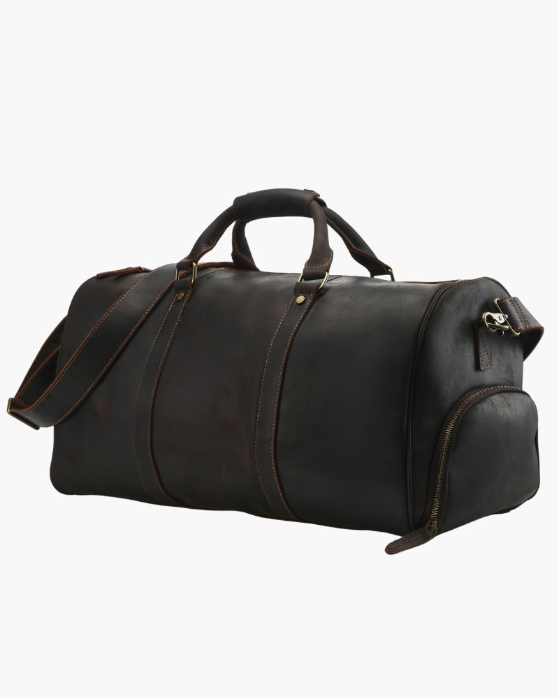 Montague Leder Duffle - Veldorm