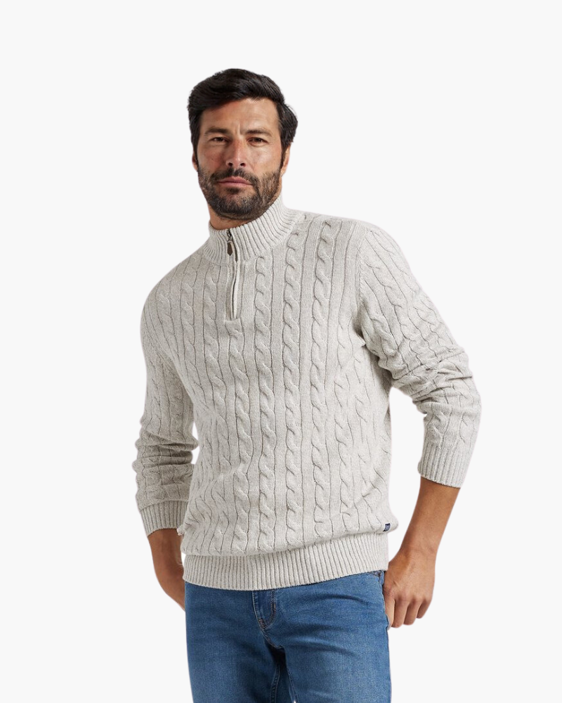 Verbier Halb Reissverschluss Pullover - Veldorm