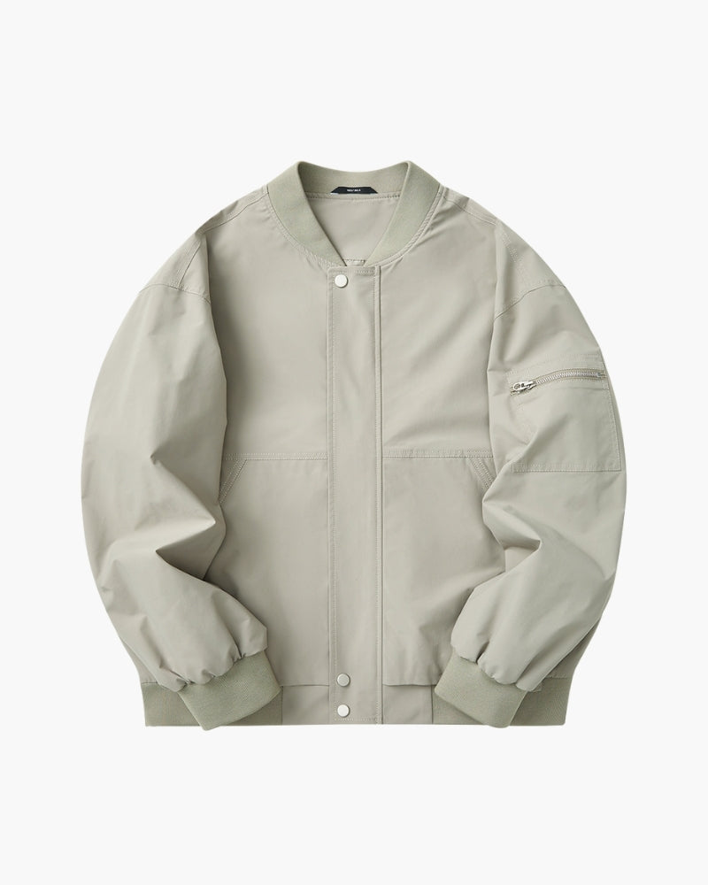 Minimalist Bomber Jacke - Veldorm