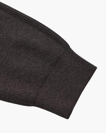 Refined Halb-Reissverschluss Strick Pullover - Veldorm