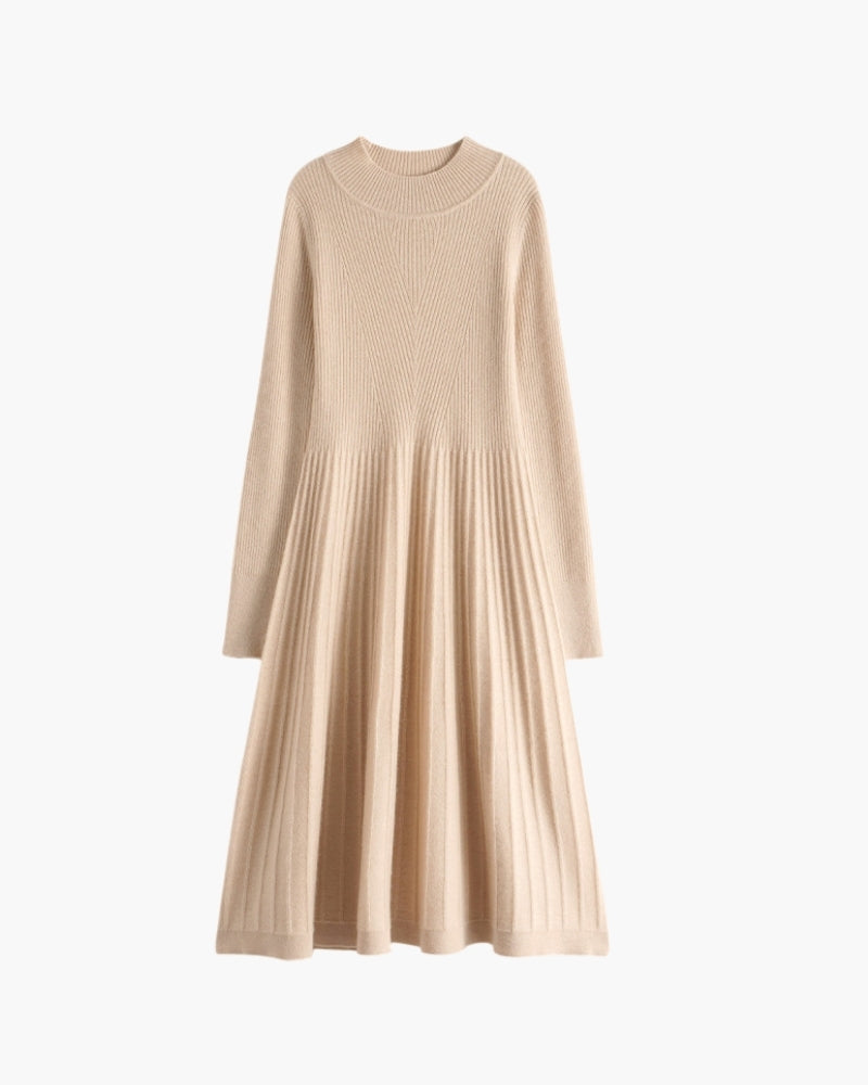 Pure Kaschmir Flare Kleid - Veldorm