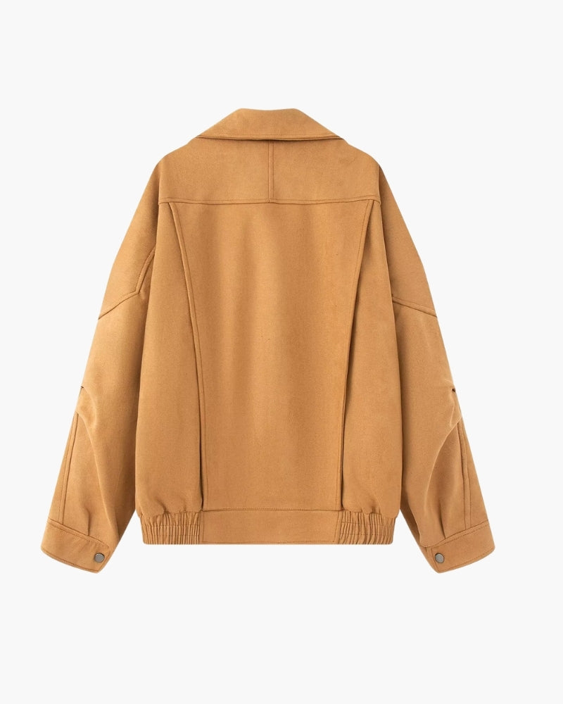 Vintage Wildleder Drape Jacke - Veldorm