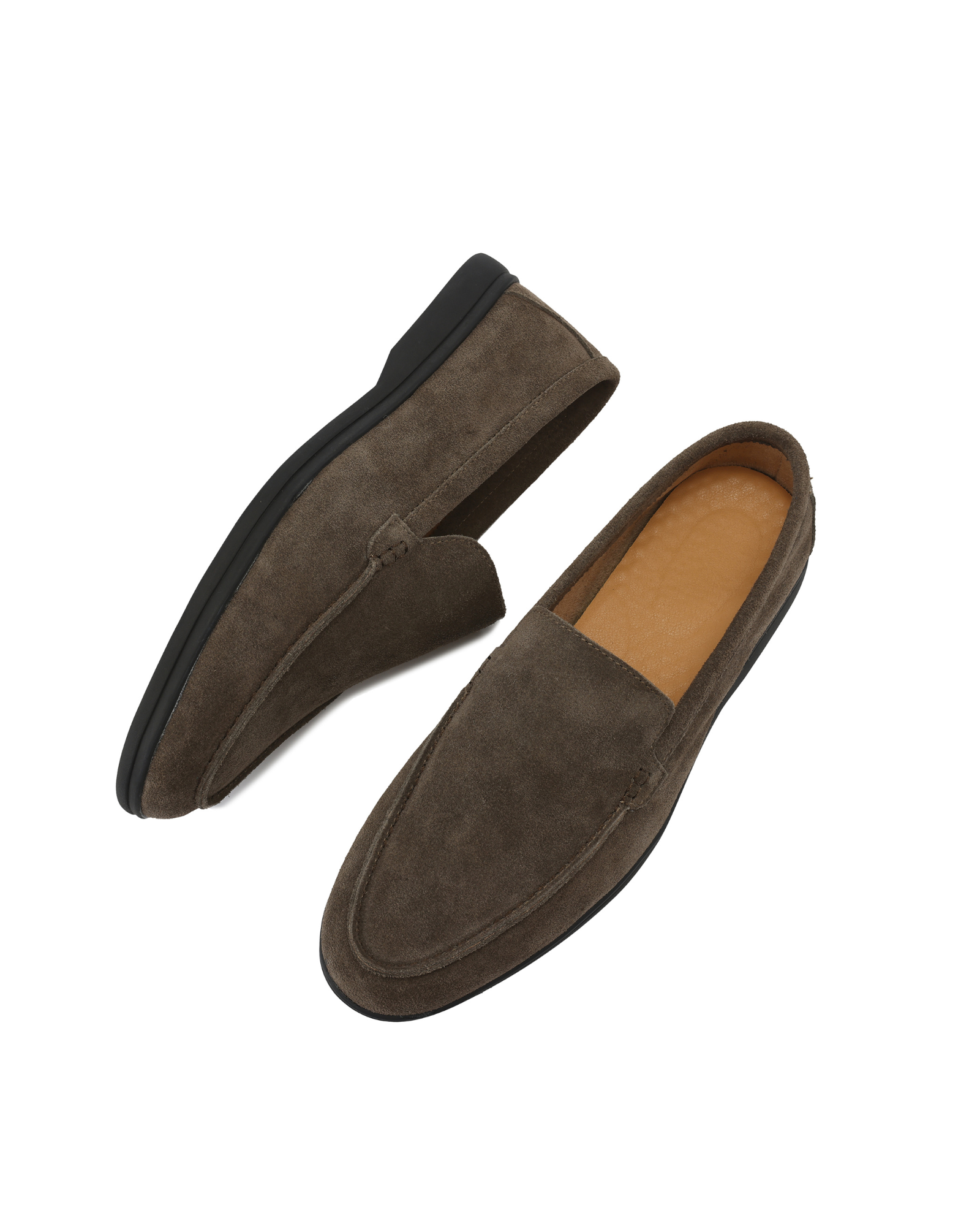 Premium Wildleder Loafer - Black Soles - Veldorm