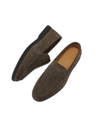 Premium Wildleder Loafer - Black Soles - Veldorm