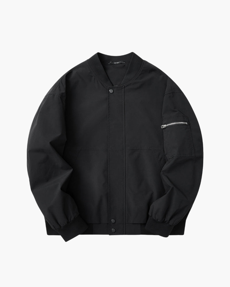 Minimalist Bomber Jacke - Veldorm