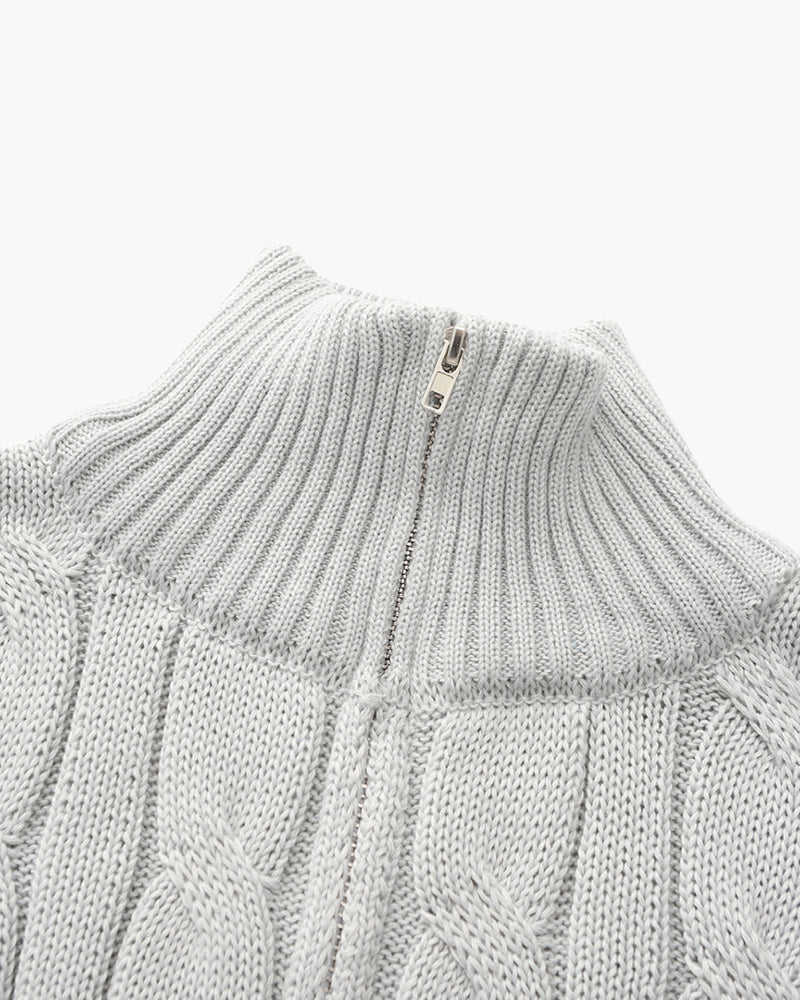 Verbier Halb Reissverschluss Pullover - Veldorm