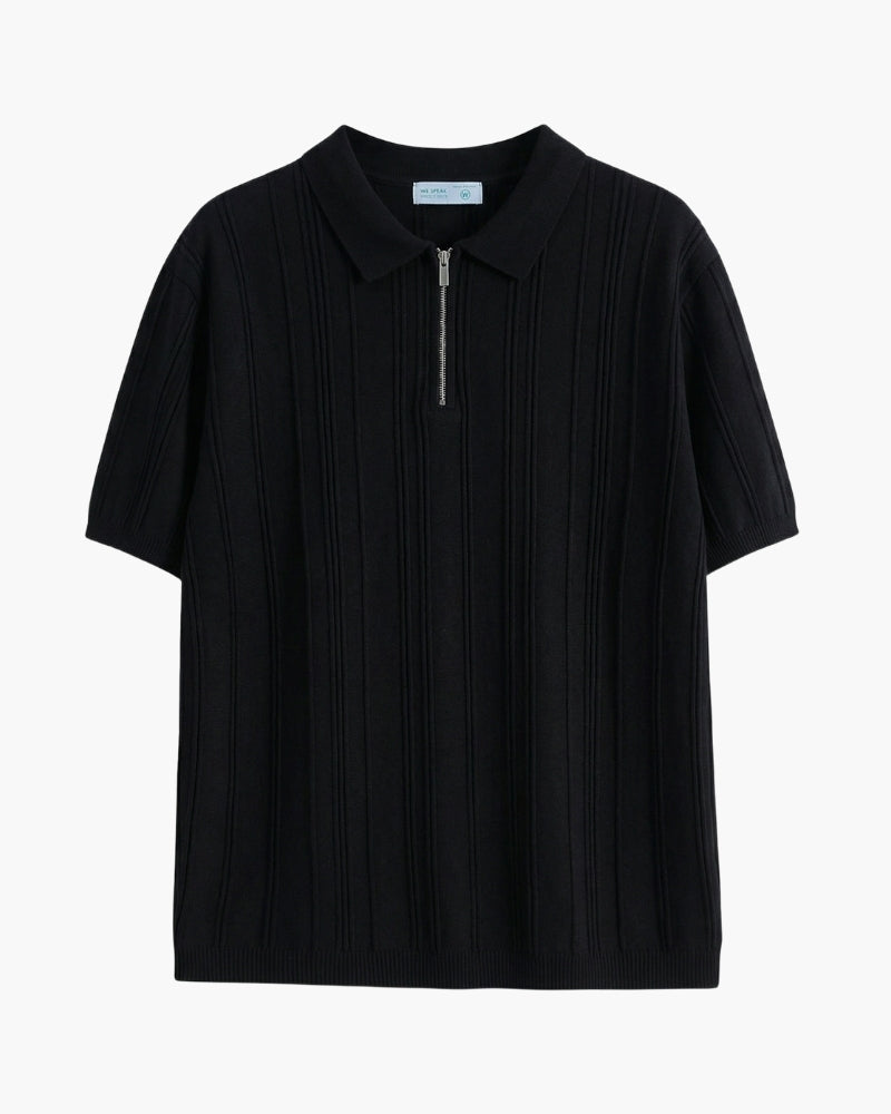 Signature Reissverschluss-Up Polo - Veldorm