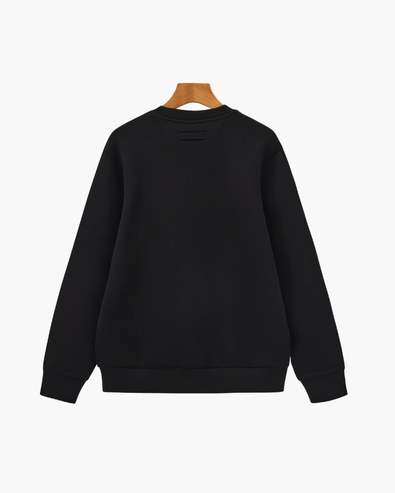 Klassisch Modal Blend Rundhals Sweatshirt - Veldorm