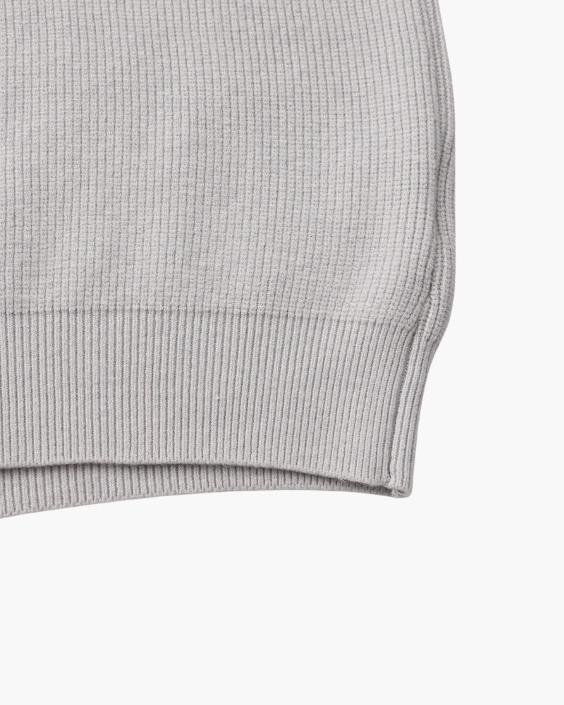 Refined Halb-Reissverschluss Strick Pullover - Veldorm