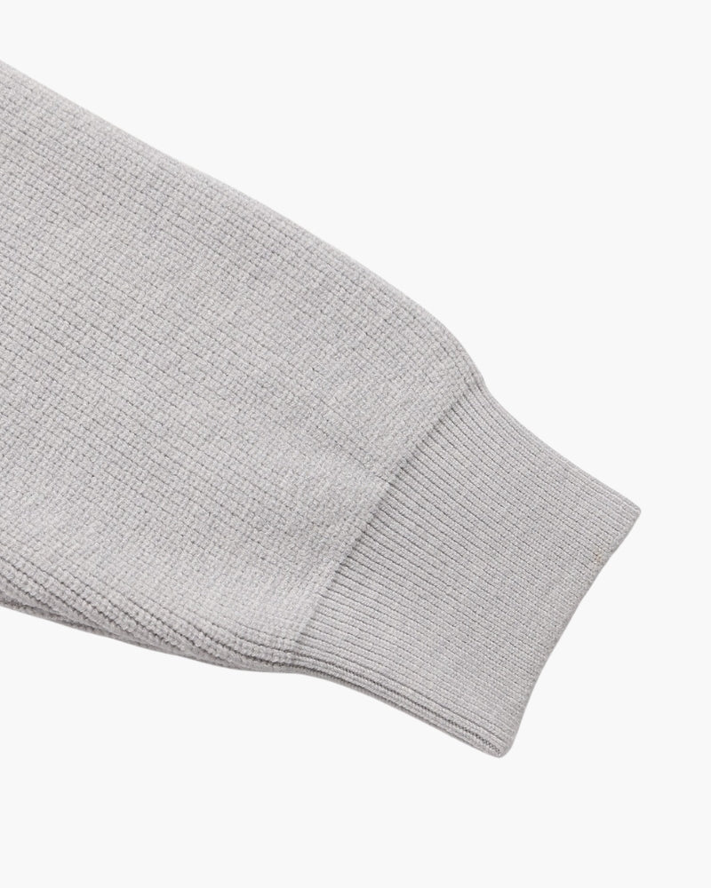 Refined Halb-Reissverschluss Strick Pullover - Veldorm