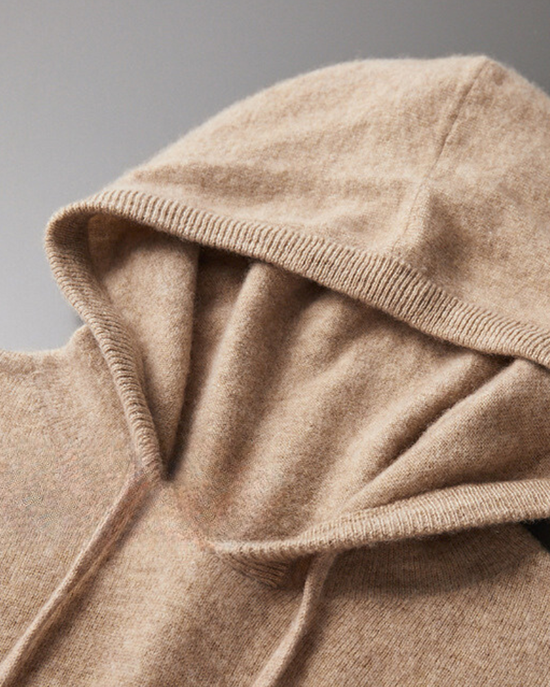 100% Kaschmir Hoodie - Veldorm