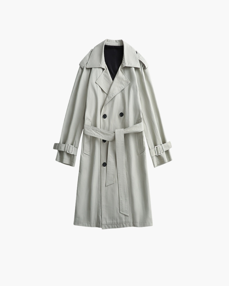 Klassisch Double-Breasted Trench Mantel - Veldorm