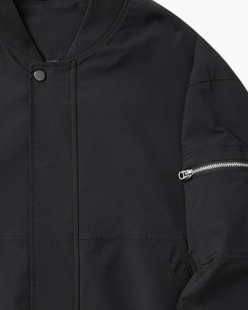 Minimalist Bomber Jacke - Veldorm