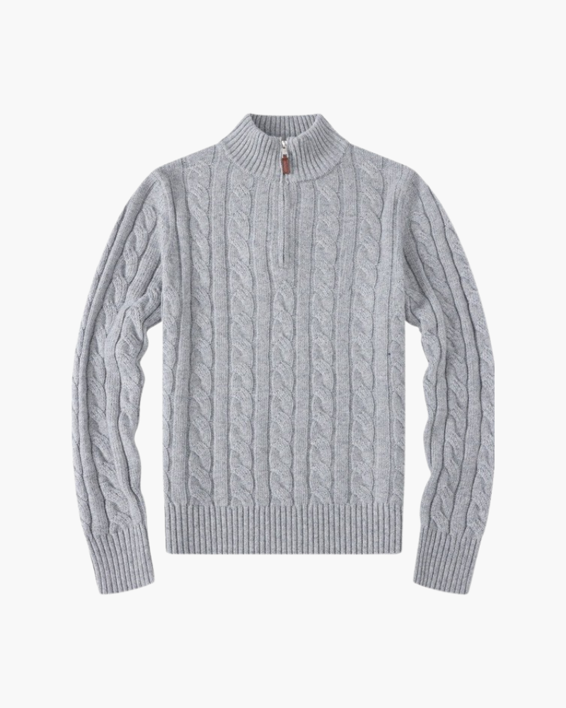 Damen's Verbier Halb Reissverschluss Pullover - Veldorm