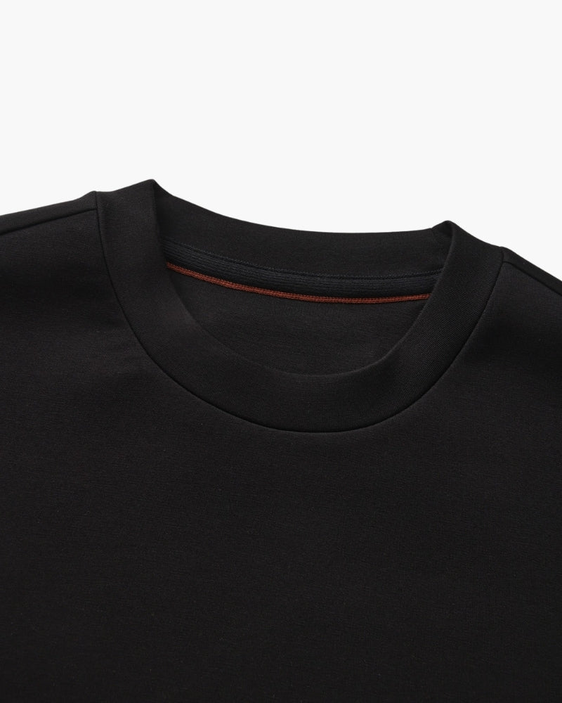 Klassisch Modal Blend Rundhals Sweatshirt - Veldorm