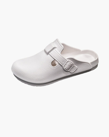 Klassisch Wasserdicht Schnallen Clogs - Veldorm