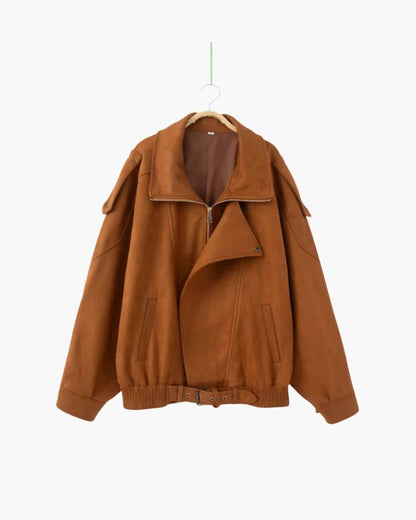 Vintage Wildleder Drape Jacke - Veldorm