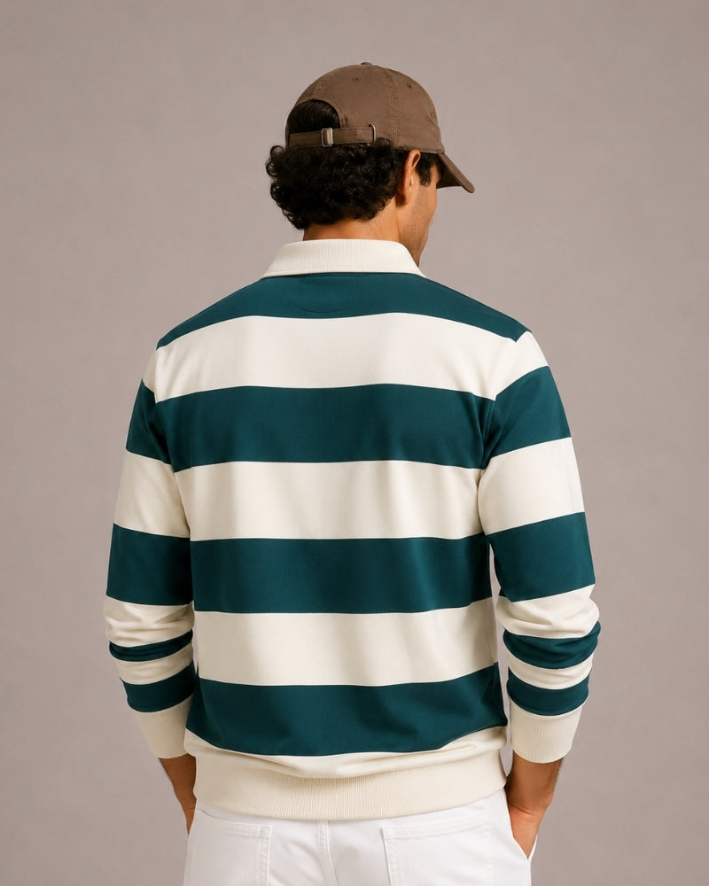 Vintage Streifen Rugby Polo - Veldorm