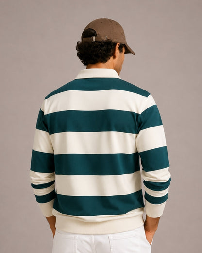Vintage Streifen Rugby Polo - Veldorm
