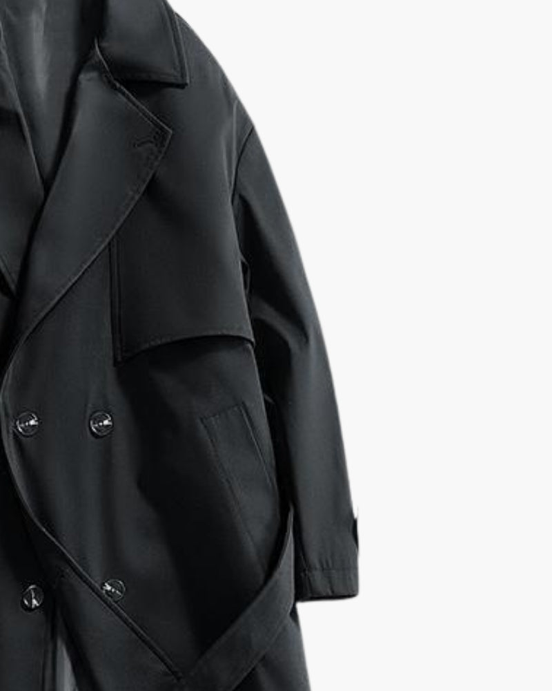 Klassisch Double-Breasted Trench Mantel - Veldorm