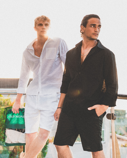 Casablanca - Premium Leinen Shorts - Veldorm