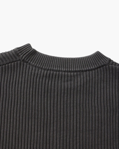 Rib Strick Rundhals - Veldorm
