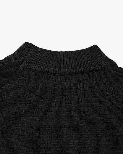 Essential Gerippt Mock Neck Pullover - Veldorm
