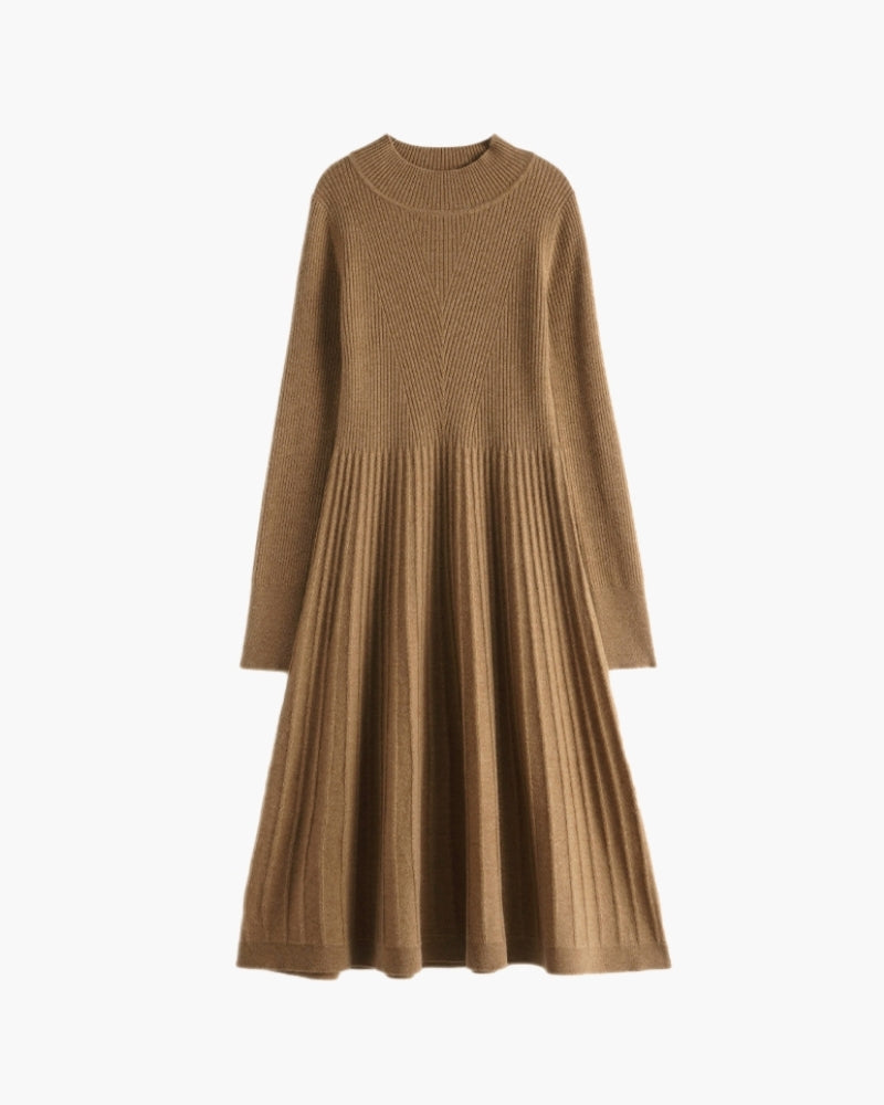 Pure Kaschmir Flare Kleid - Veldorm