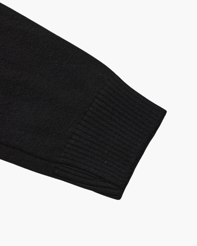 Essential Gerippt Mock Neck Pullover - Veldorm