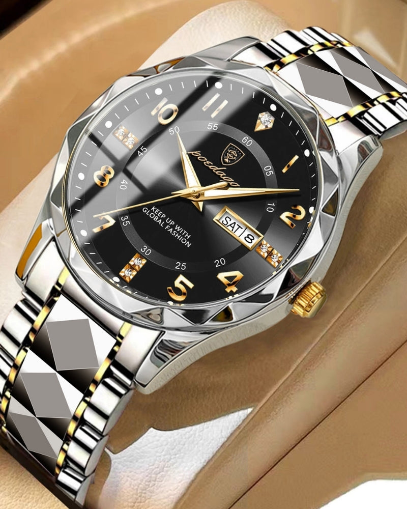 Klassisch Zwei-Ton Stahl Uhr - Veldorm