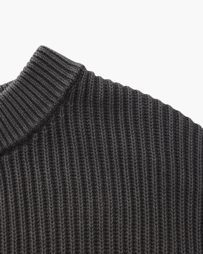 Rib Strick Rundhals - Veldorm