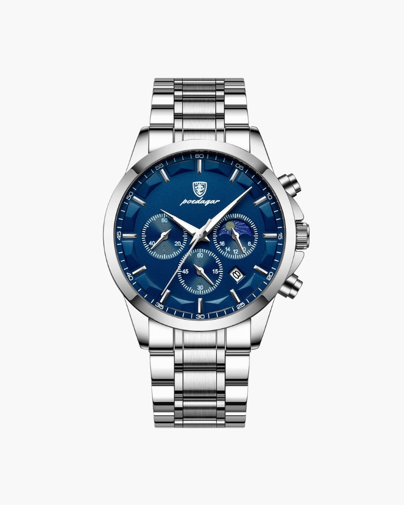 Praezisions Chronograph Stahl Uhr - Veldorm